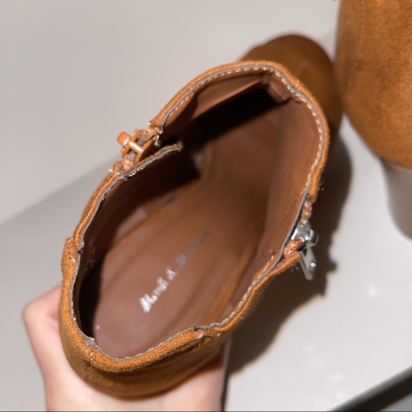 Mark and Maddux Open Toe Zip Up Ankle Boots - Picture 11 of 12